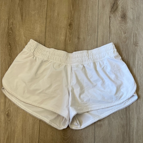 lululemon athletica Pants - white lulu running shorts size 10